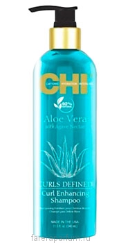 CHIAVES11 Шампунь для вьющихся волос CHI Aloe Vera with Agave Nectar 340 мл 