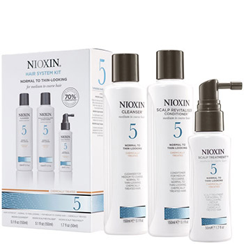 NIOXIN Hair System Kit 05 Набор Система 5 (шамп. 150мл + конд. 150мл + маска 50мл) 81423427/9381 